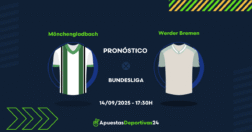 Pronóstico de apuestas Gladbach vs Werder Bremen (14/09/25)