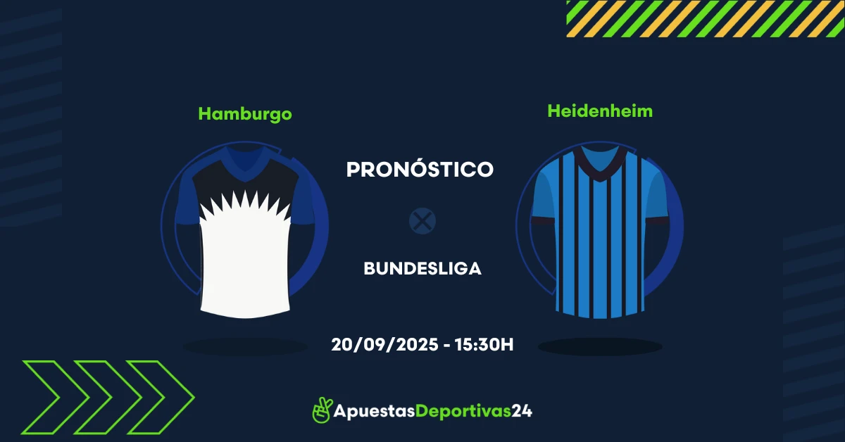 Pronóstico de apuestas Hamburg vs Heidenheim (20/09/25)