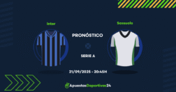 Pronóstico de apuestas Inter vs Sassuolo - Serie A (21/09/25)