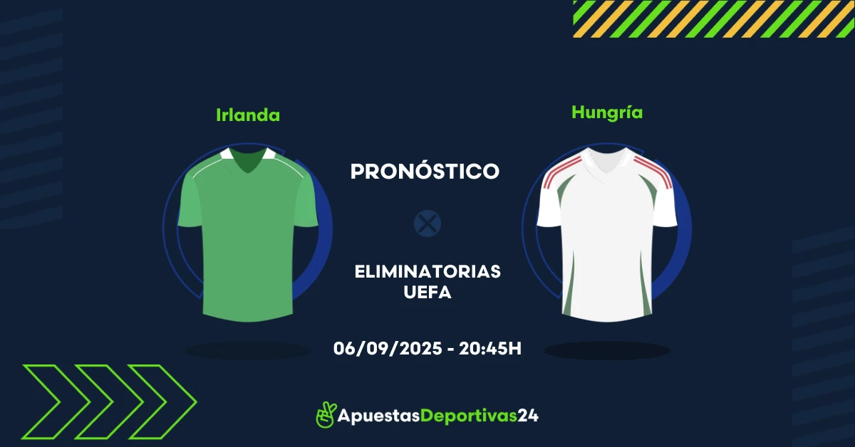 Pronóstico de apuestas Irlanda vs Hungría (06/09/25)