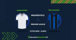 Pronóstico de apuestas Leeds vs Bournemouth (27/09/25)