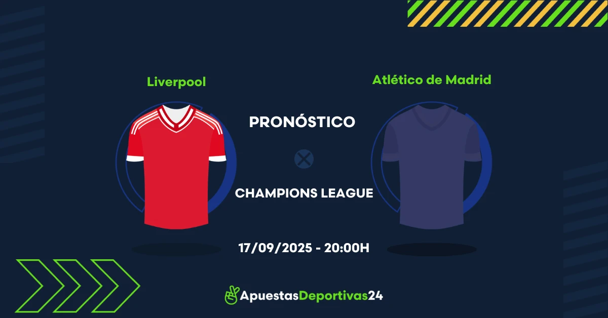 Pronóstico de apuestas Liverpool vs Atlético de Madrid (17/09/25)