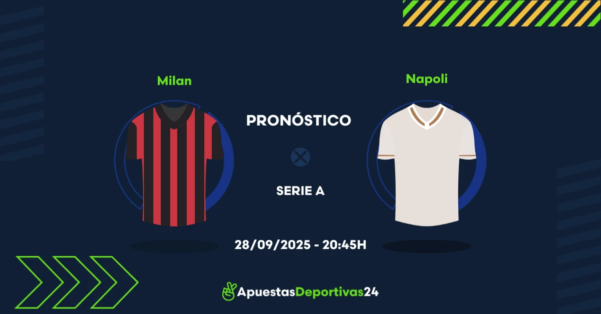 Pronóstico de apuestas Milán vs Napoli (28/07/25)