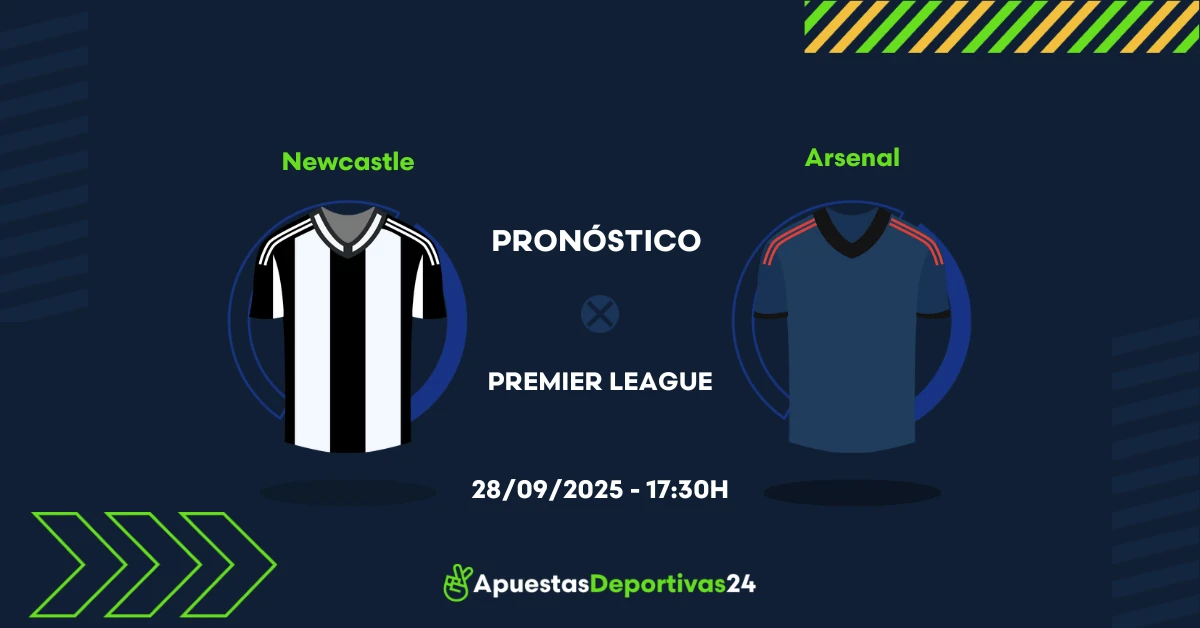 Pronóstico de apuestas Newcastle vs Arsenal (28/09/25)
