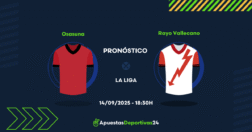 Pronóstico de apuestas Osasuna vs Rayo Vallecano (14/09/25)
