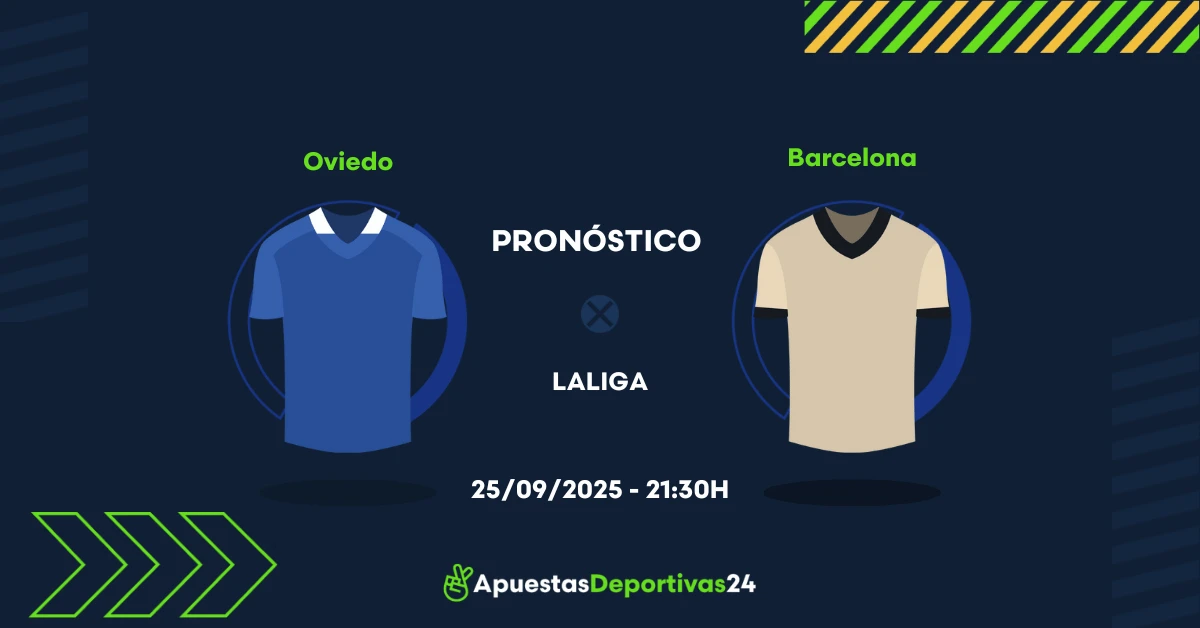 Pronóstico de apuestas Real Oviedo vs Barcelona (25/09/25)