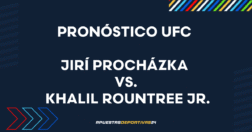 Pronóstico Jirí Procházka vs. Khalil Rountree Jr. – UFC (05/10/25)