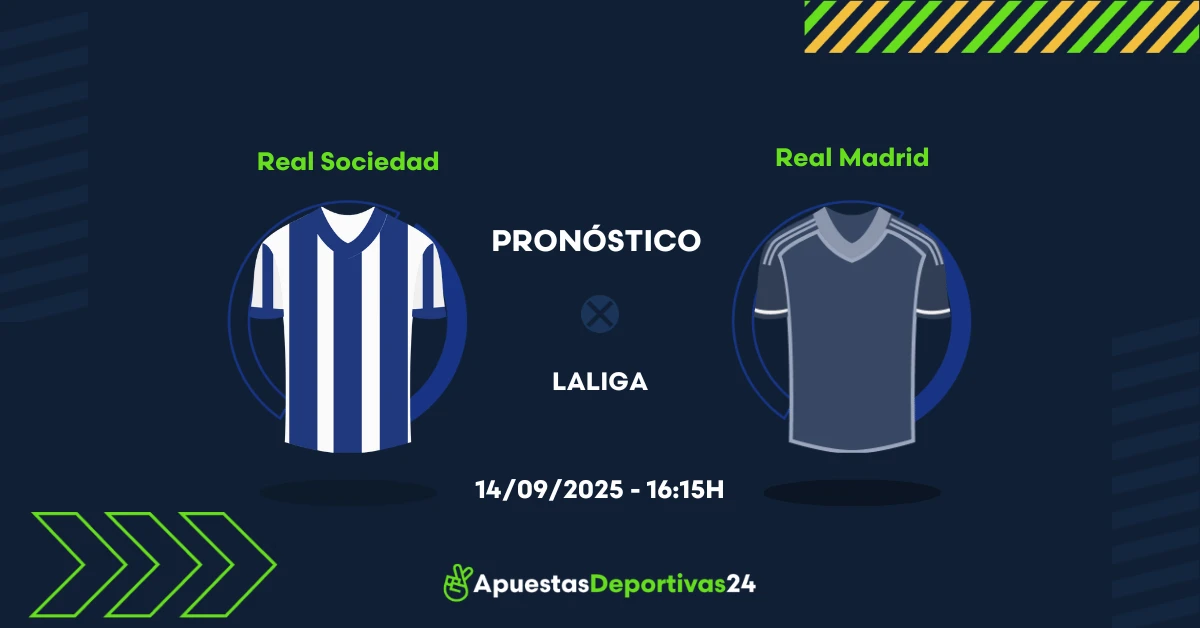Pronóstico de apuestas Real Sociedad vs Real Madrid (13/09/25)