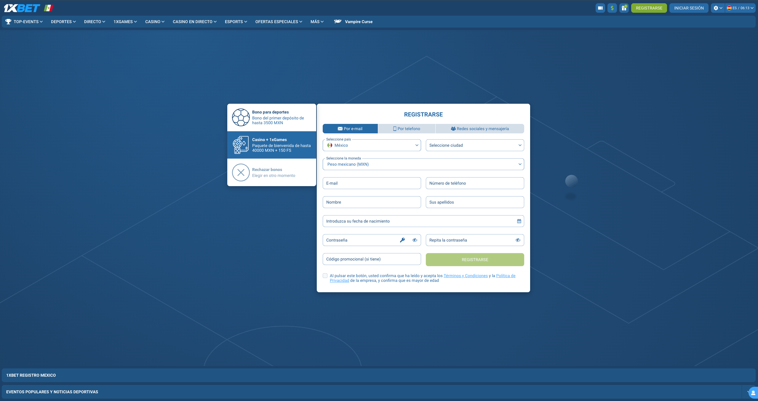 registro-1xbet-mexico