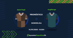 Pronóstico de apuestas St. Pauli vs Augsburg (14/09/25)