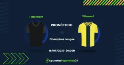 Pronóstico Tottenham vs Villareal (16/09/25) - Apuestas y Cuotas