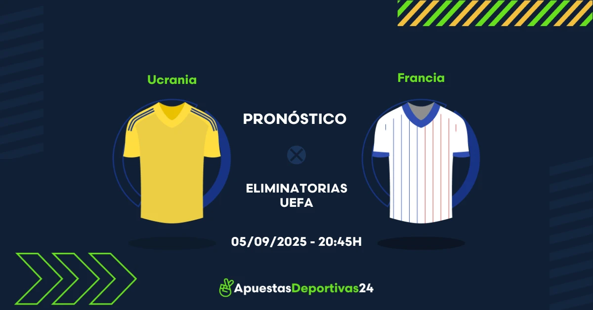 Pronóstico de apuestas Ucrania vs Francia (05/09/25)