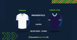 Pronóstico de apuestas Valencia vs Athletic Bilbao (20/09/25)
