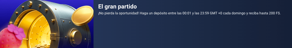 Promo “El gran partido” – 1XBET Casino