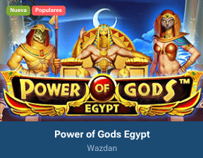 Power of Gods Egypt – Wazdan 