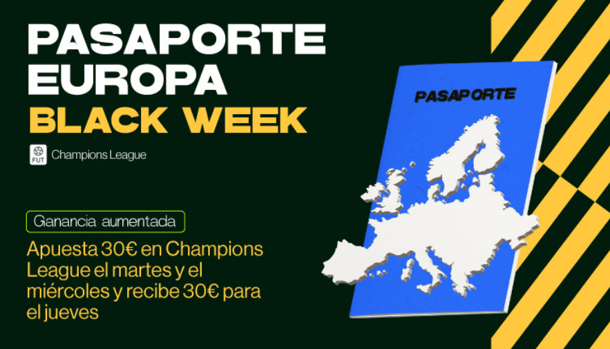 RETAbet España – “Pasaporte Europa”: 30€ en Champions = 30€ en Freebet EL/Conference