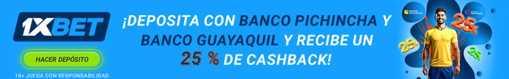 Promo Recarga y Recupera 25% - 1xBet