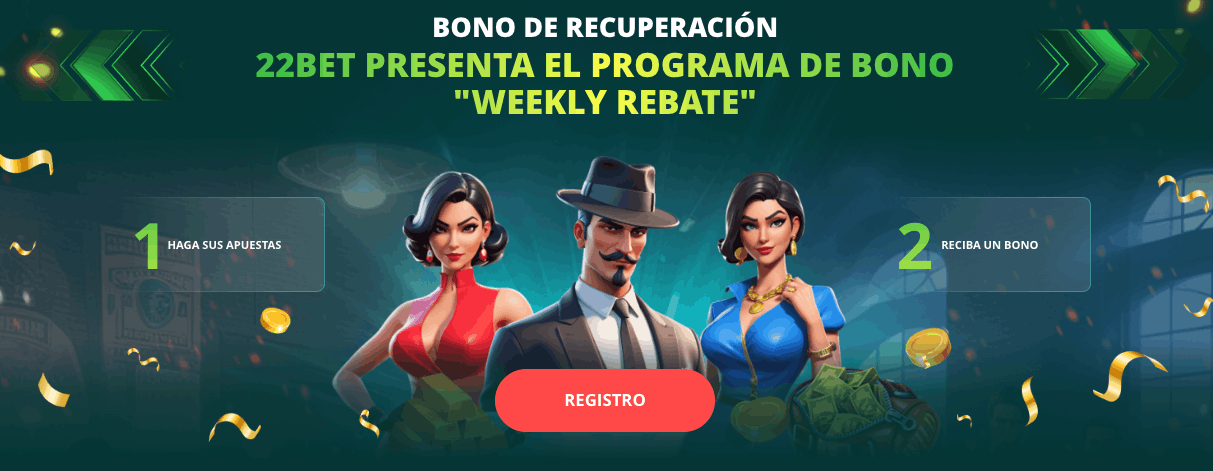 22BET Bono de Devolución para Apuestas Deportivas