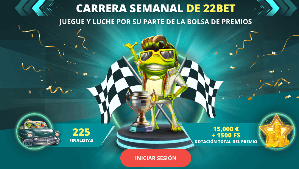 Carrera Semanal de 22BET