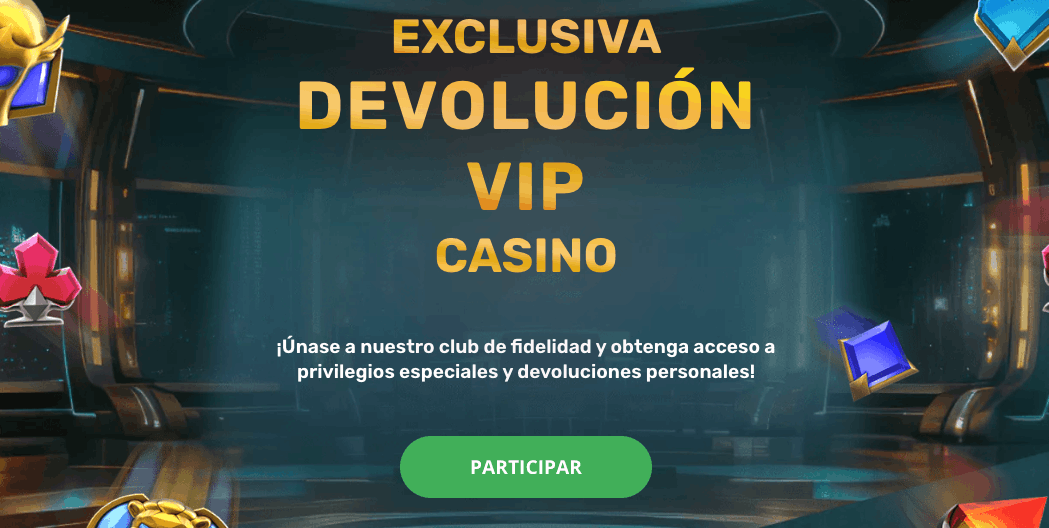 22BET Devolución VIP de Casino Exclusiva