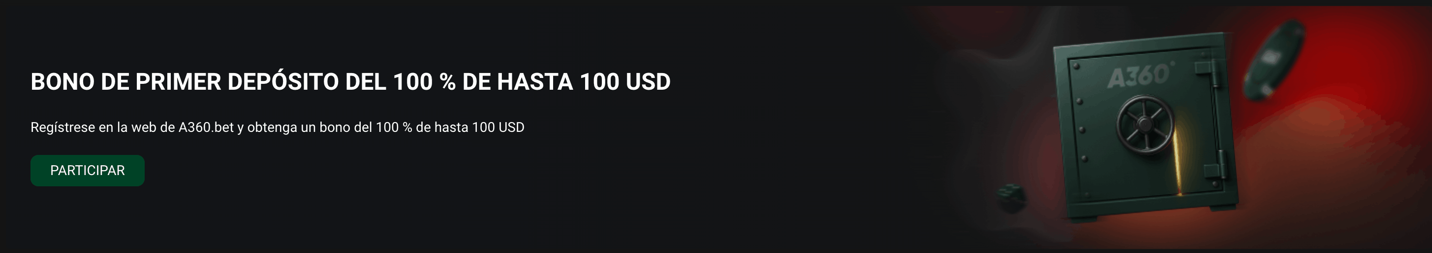 Bono Bienvenida Apuestas A360
