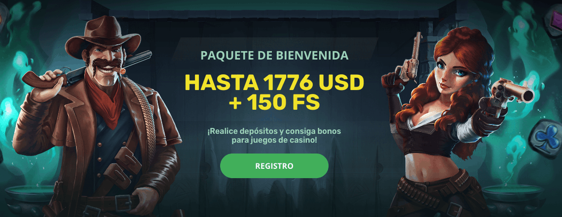 Bono 22BET Casino 1776 USD + 150 FS