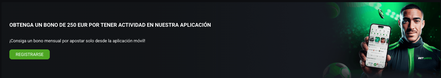 app móvil de BetLabel