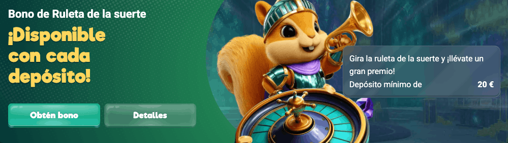Bono ruleta de la suerte en SafeCasino
